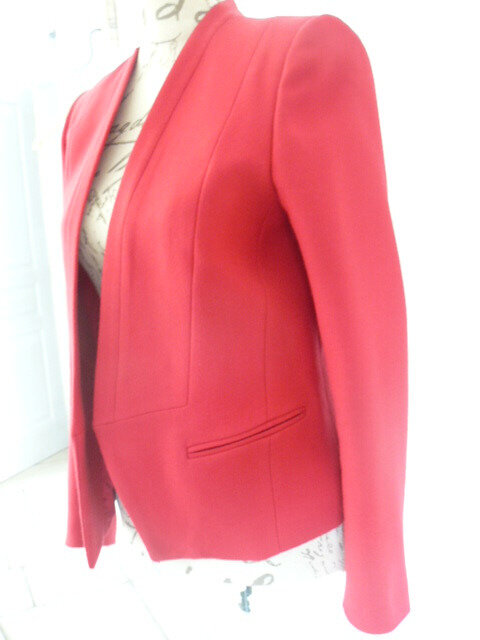 veste rouge sandro petit 40 017