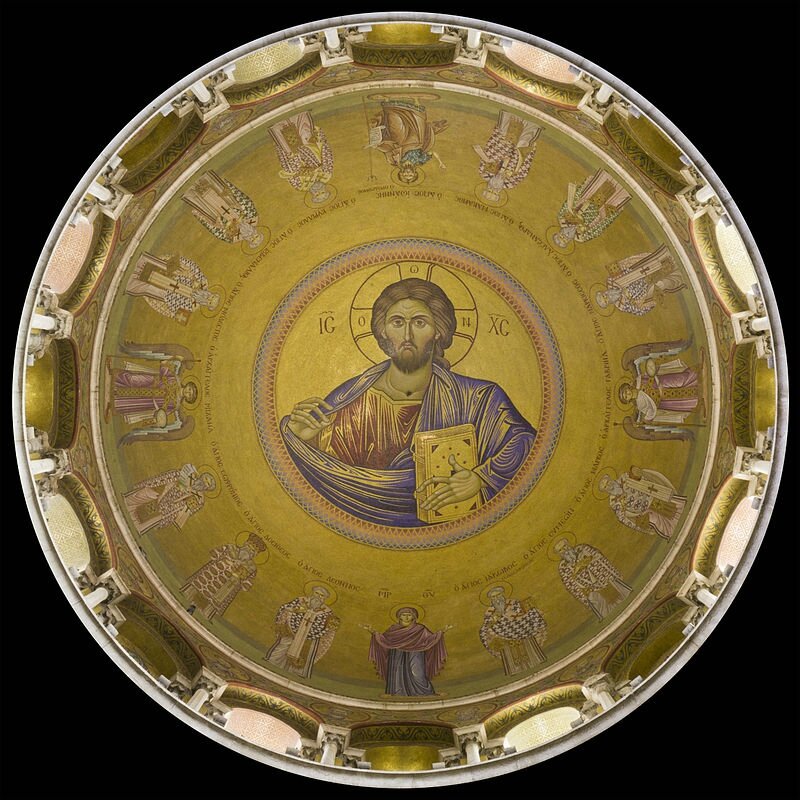 Christ Pantocrator, dome du Saint Sépulcre, Jerusalem