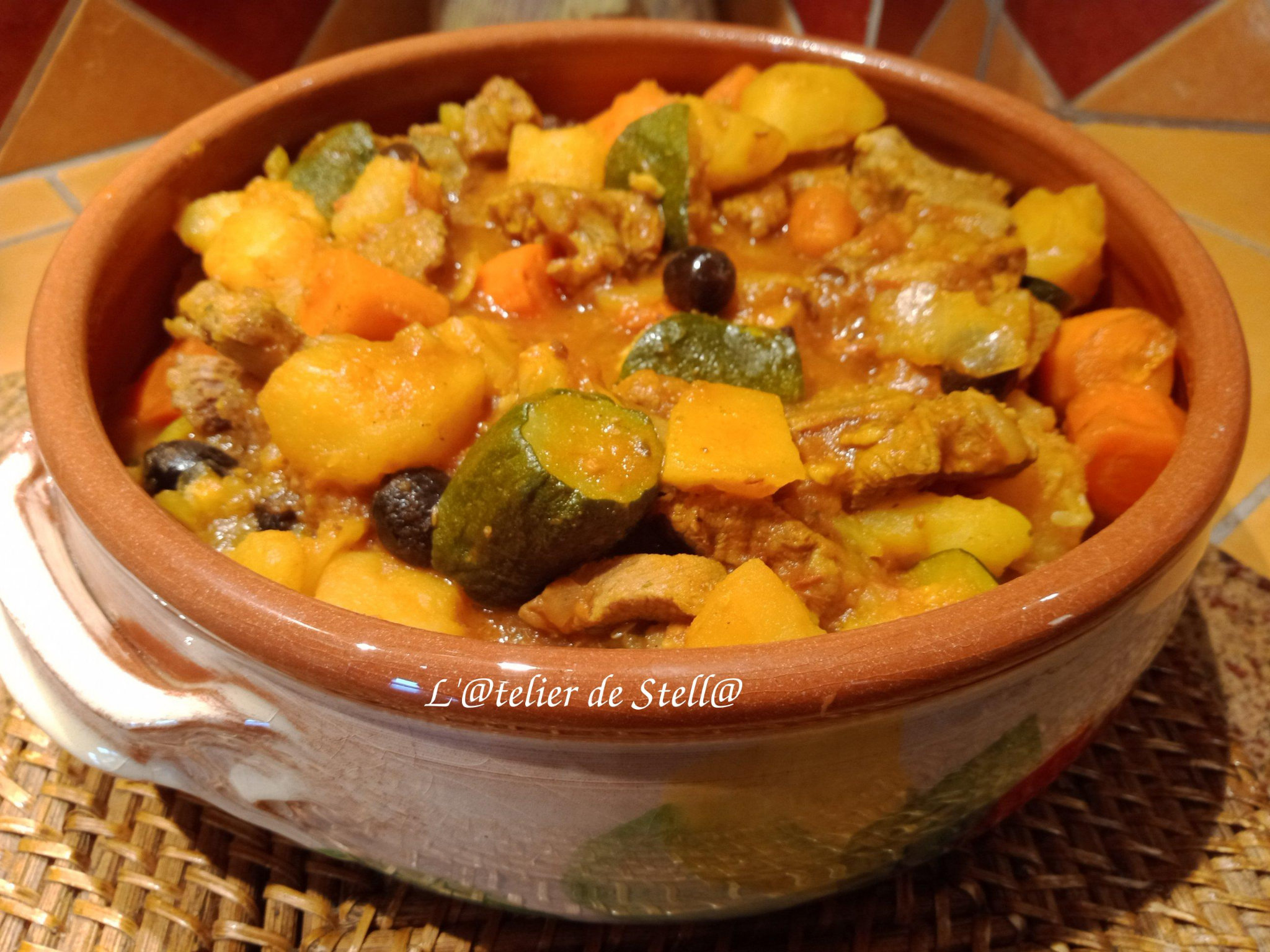 Tajine berbère Maroc L 'telier de Stell