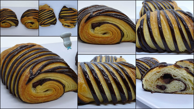 Pains au chocolat bicolores 2
