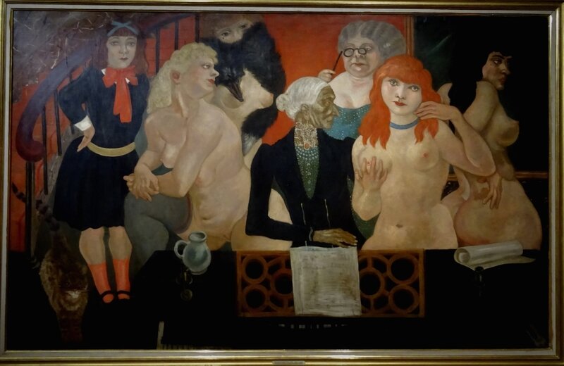 Foujita Le salon à Montparnasse 1930