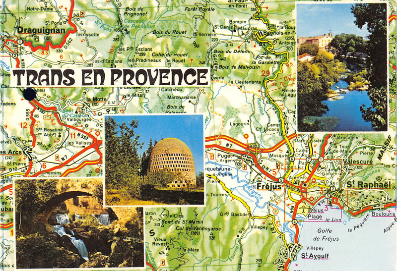 Sur la carte Trans en Provence