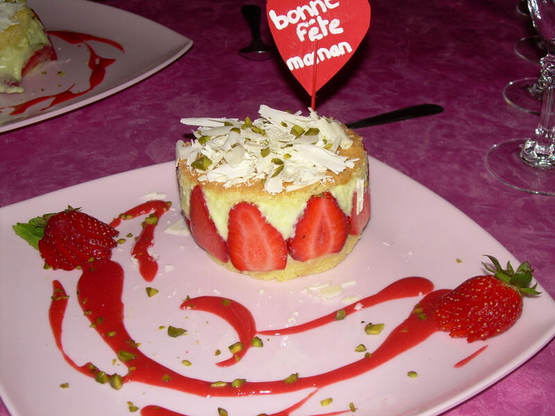 gâteau fête des mères