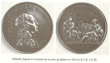 2 Médaille page 123 livre ’’Histoire de Belfort des origines à nos jours’’