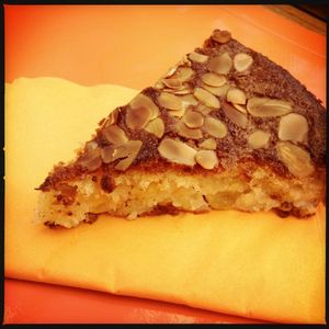 gateau amandes peches 2