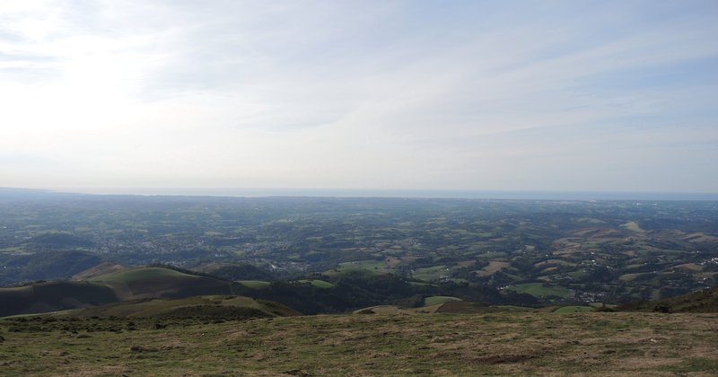 Mont Ursuya, sommet, vue sur l'Ouest