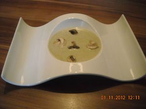 Soupe champignons