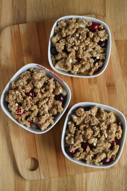 Crumble poire & canneberge_2