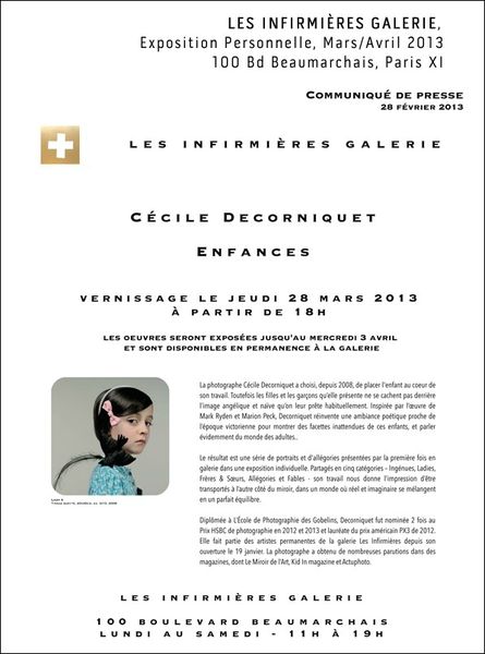 Les Infirmières Galerie - Expo Cécile Decorniquet