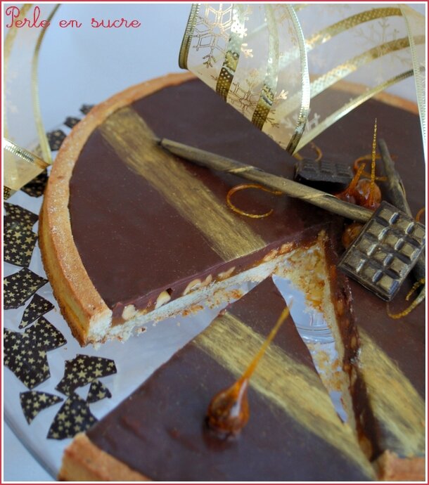 tarte choco caramel