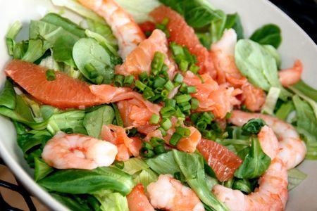 Salade "les enfants de l’océan" recettes Tarte Piña Colada.