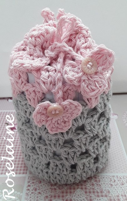 Octobre Rose 2023 crochet pochette 7