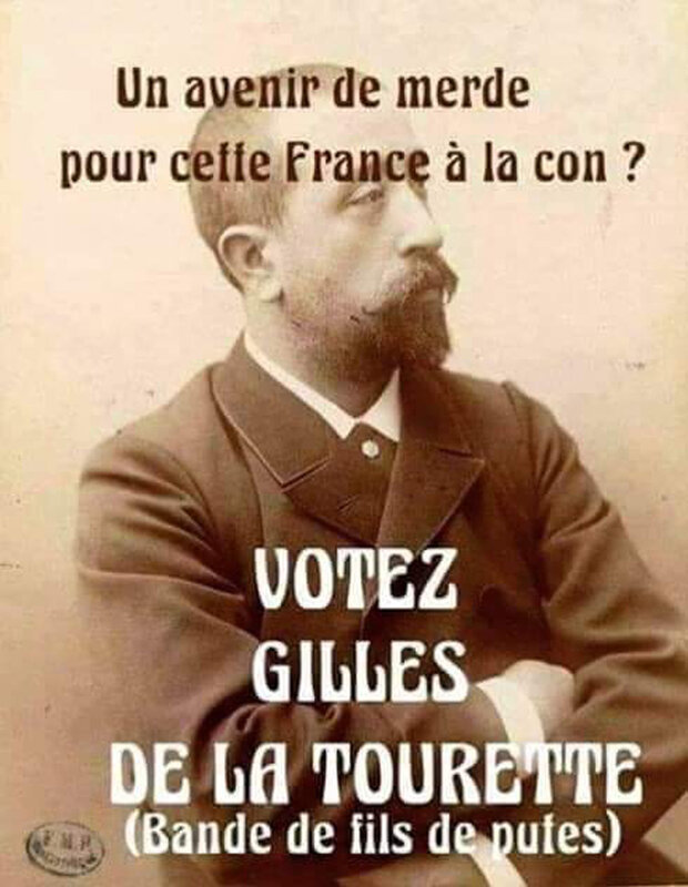 Votez Gilles de la tourette