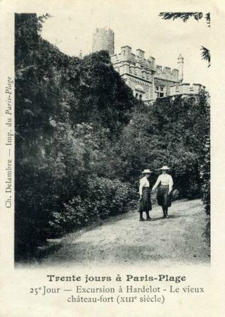 carte postale chateau