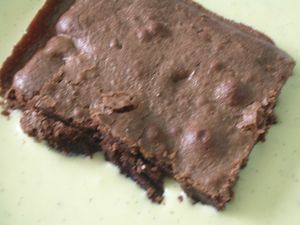 brownies et crème anglaise (10)