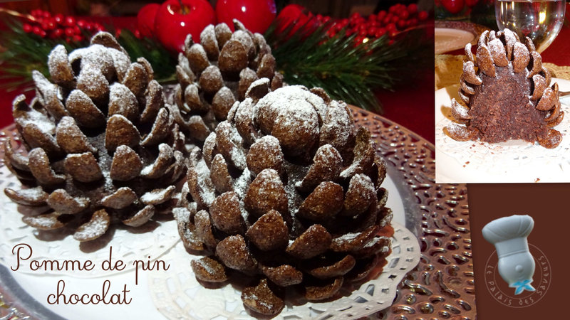 Pomme de pin chocolat