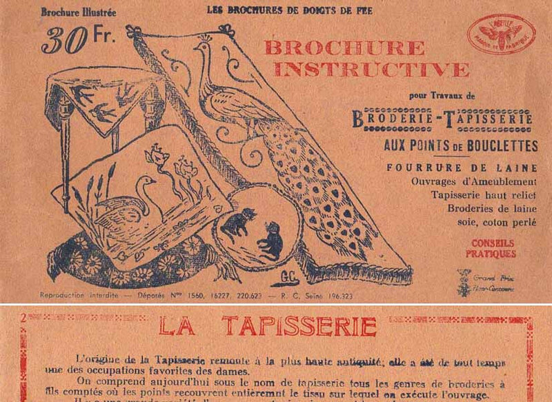 Brochure tapisserie