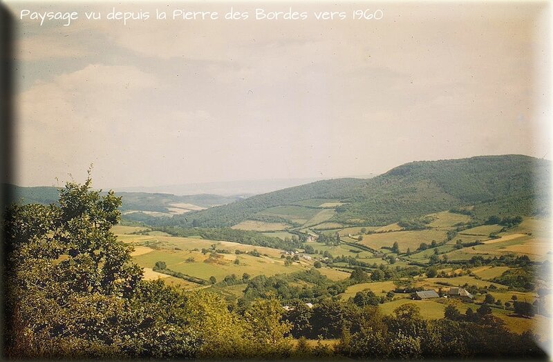 Morvan 1960 - Le Mont ( Anost ) - Paysage
