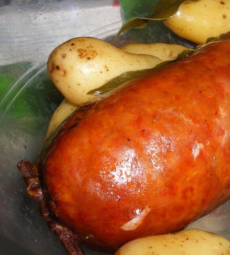 Saucisse de Morteau au bouillon de boeuf recettes Gratin de pommes de terre au bouillon de boeuf, sans lait, sans oeuf