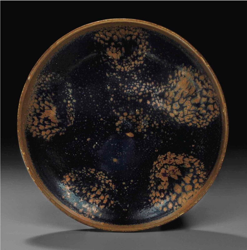 A Cizhou-type russet-splashed black-glazed bowl, Jin dynasty, 12th-13th century (2)