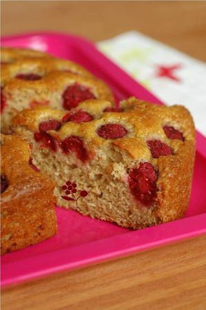 Gateau compote peches & framboises fraiches_3