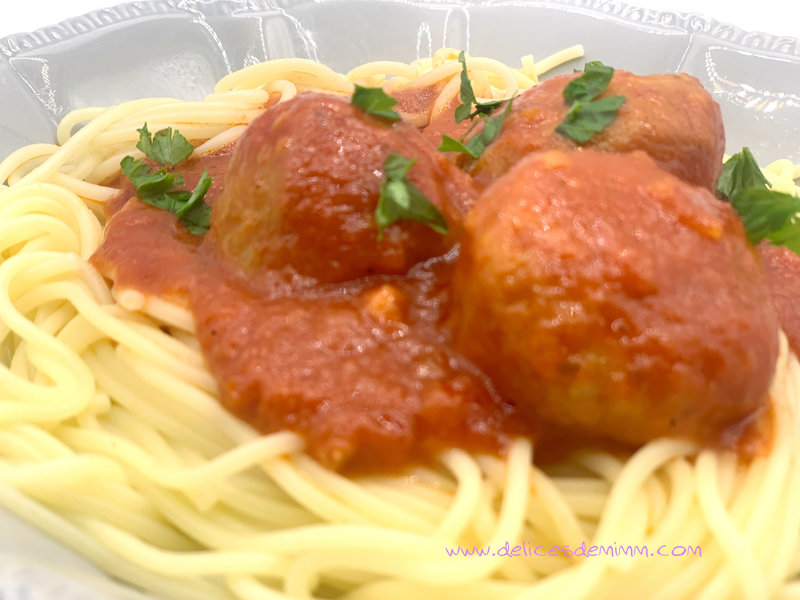 Boulettes de viande sauce all'amatriciana 2