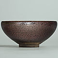 A small Huairen <b>black</b>-<b>glazed</b> ‘<b>oil</b> <b>spot</b>’ <b>bowl</b>, Northern Song-Jin dynasty (960-1234)