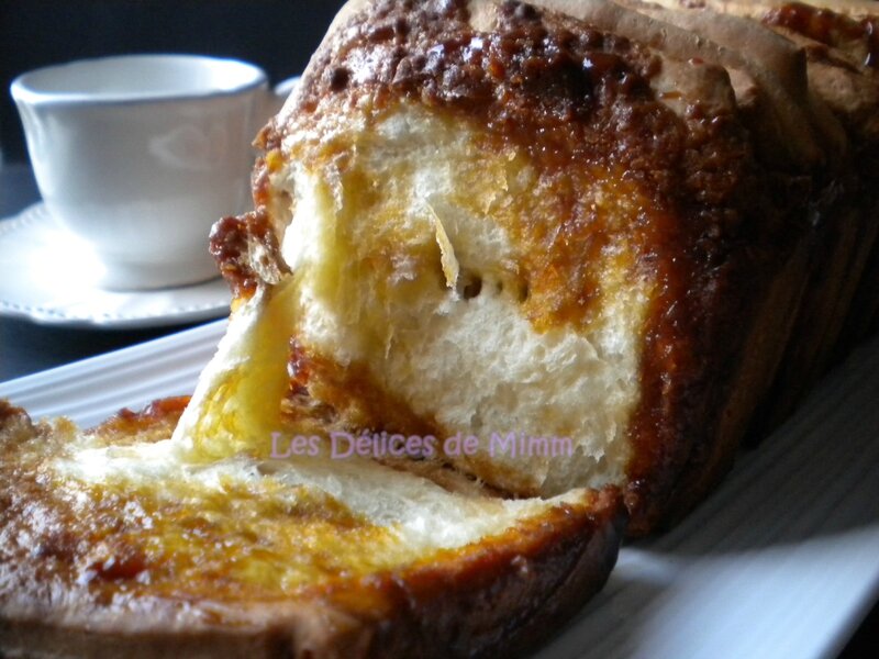 Brioche à effeuiller caramélisée (Pull apart bread) 4