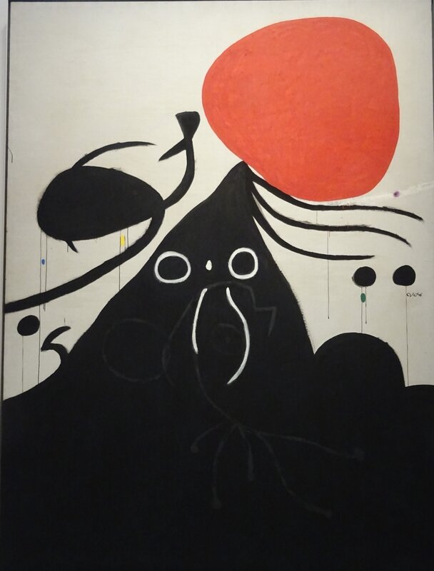 Miró Femme devant le soleil 1974