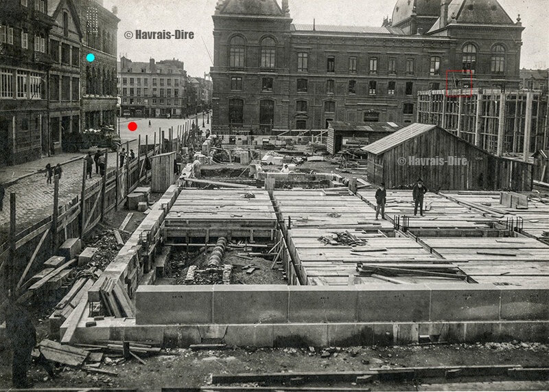 Le Havre Poste construction 1922 France