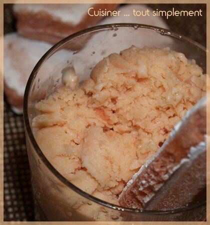 recettes dessert Glace aux Biscuits de Reims