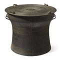A bronze <b>rain</b> <b>drum</b> Southeast Asia, 19th century 