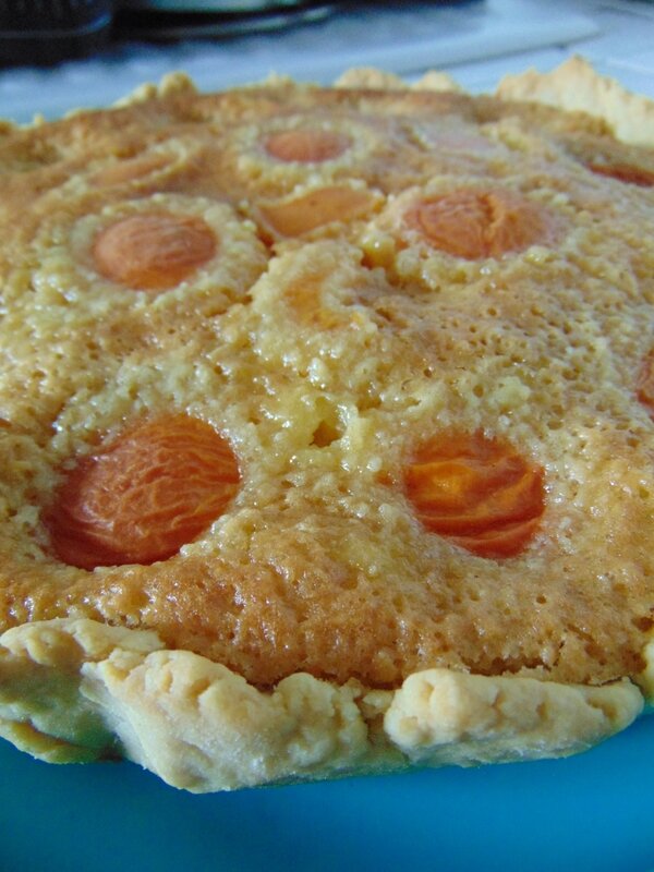 Tarte moelleuse aux abricots