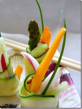 Roll de légumes