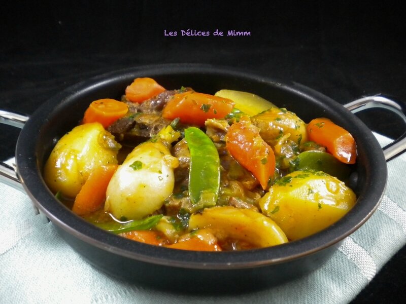 Navarin d’agneau aux légumes du printemps 5