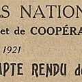1921 : Mutualité et coopération agricoles