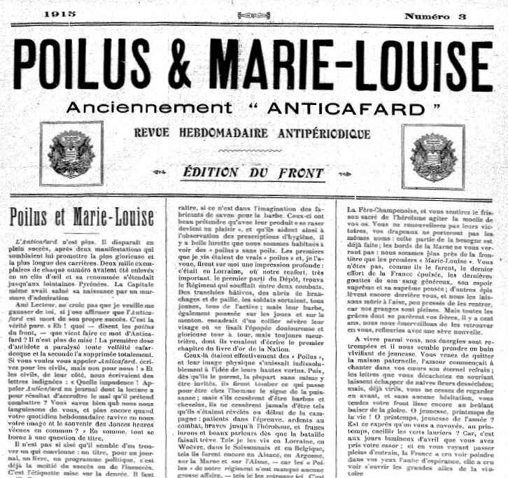 Poilus et M-L