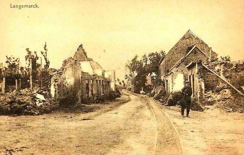 Langemarck ruines de guerre