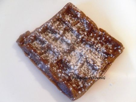 gaufre chocolat cannelle