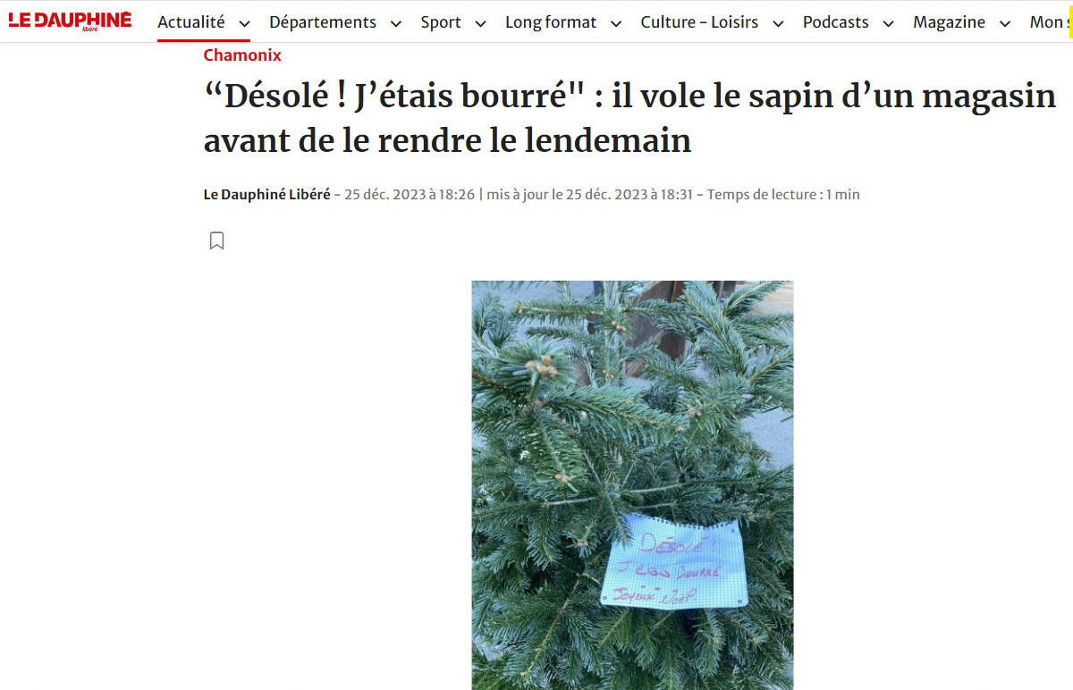fin de Noël