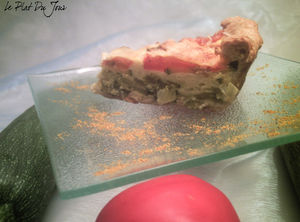 Tarte courgettes/tomates/curry recettes legumes Tarte courgettes et tomates