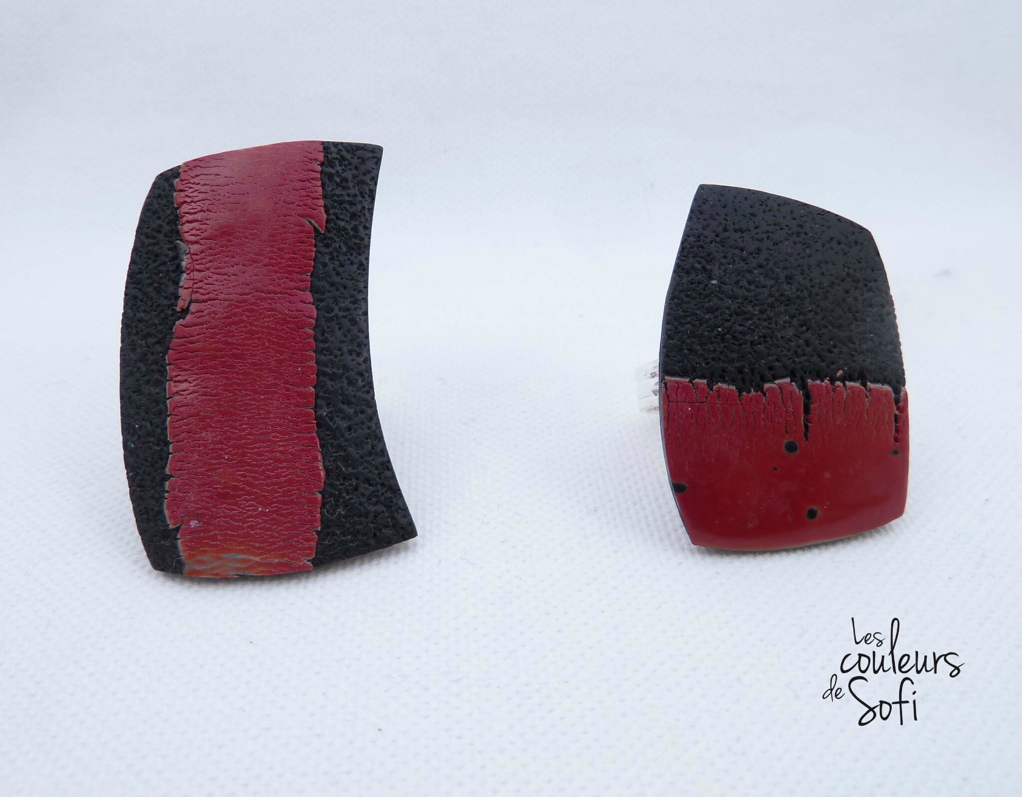 Bagues raku rouge