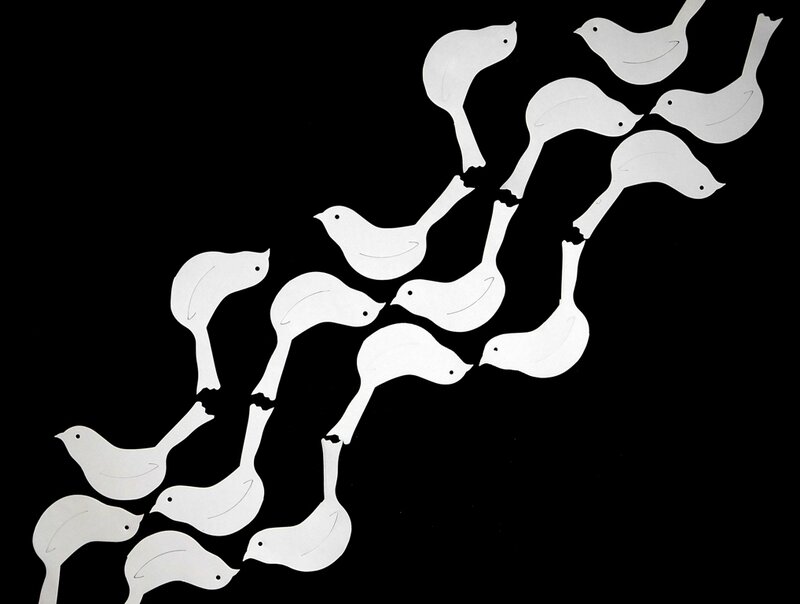 197_Noir et blanc_Nuées d'oiseaux (19)