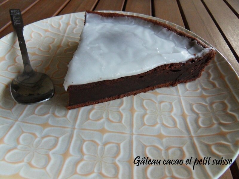 Gâteau cacao et petit suisse1