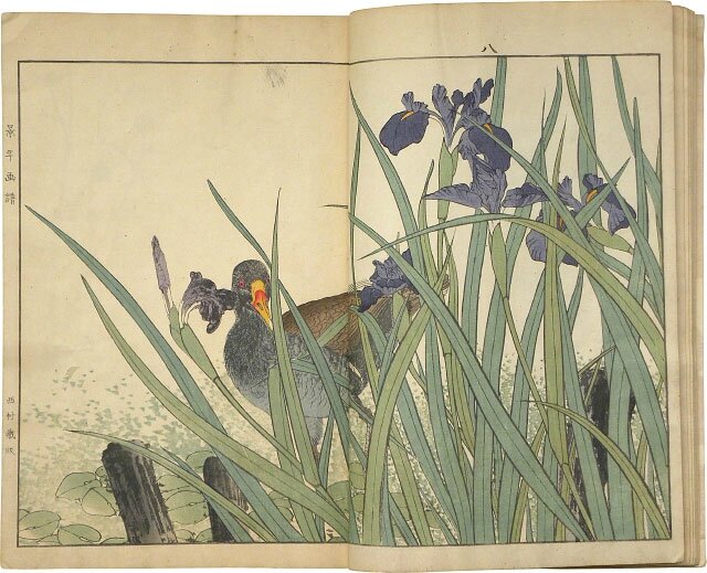 瑛九 【鳥】 エッチング Natural Beauty in Japanese Art: An exhibition devoted to