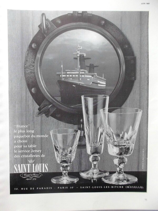 Publicité Saint Louis Jersey 1962