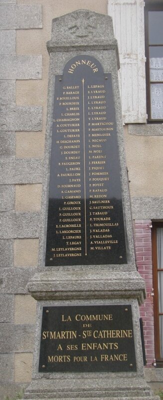 Monuments aux mort du Theil