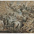 Peter Paul Rubens (Siegen 1577-1640 Antwerp), Scipio Africanus welcomed outside the gates of Rome, after <b>Giulio</b> <b>Romano</b>