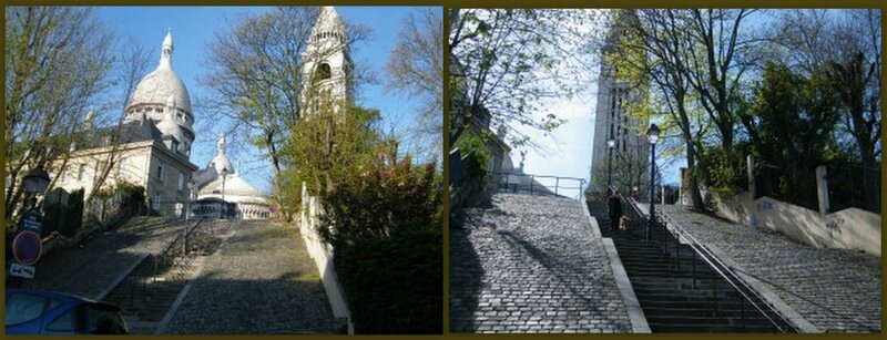 Montmartre escalier de la barre