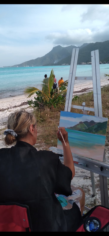 Moorea peinture en extérieur